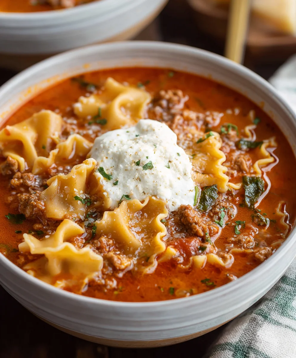Gluten-Free Lasagna Soup Dairy-Free Delicious