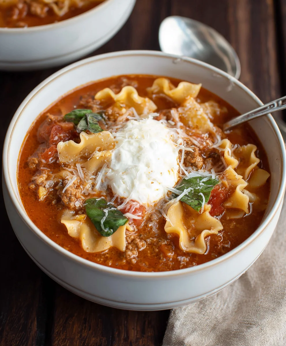Gluten Free Lasagna Soup Dairy Free Delicious