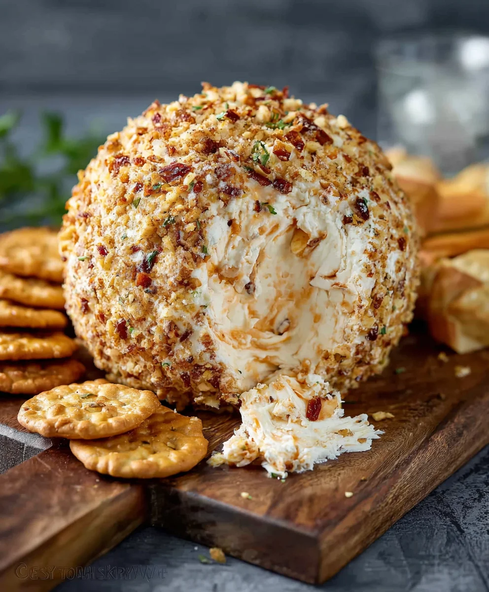 Easy Beef Cheese Ball Recipe-Party Appetizer