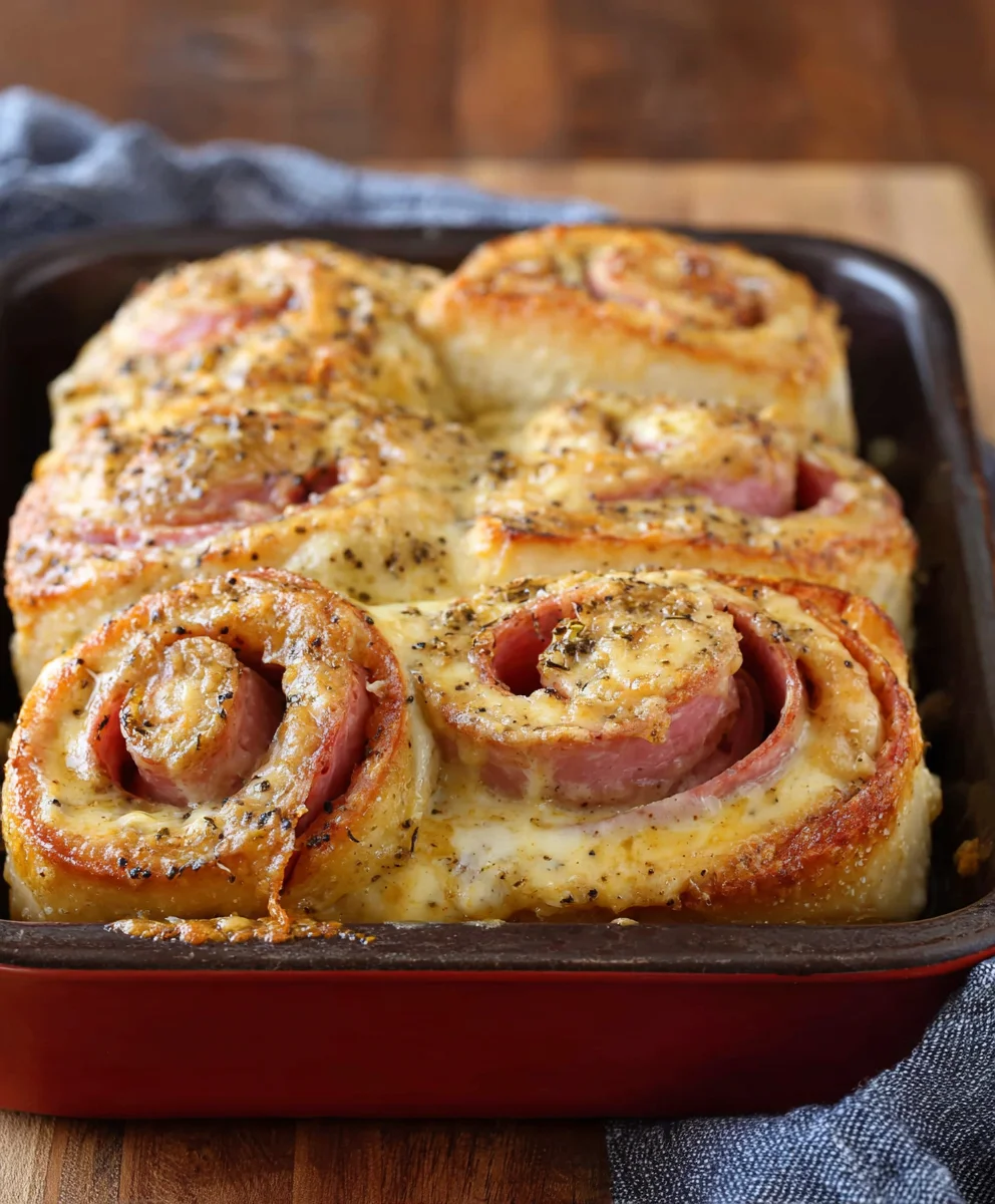 Beef Beef Ham Cheese Rolls Honey Mustard Sauce