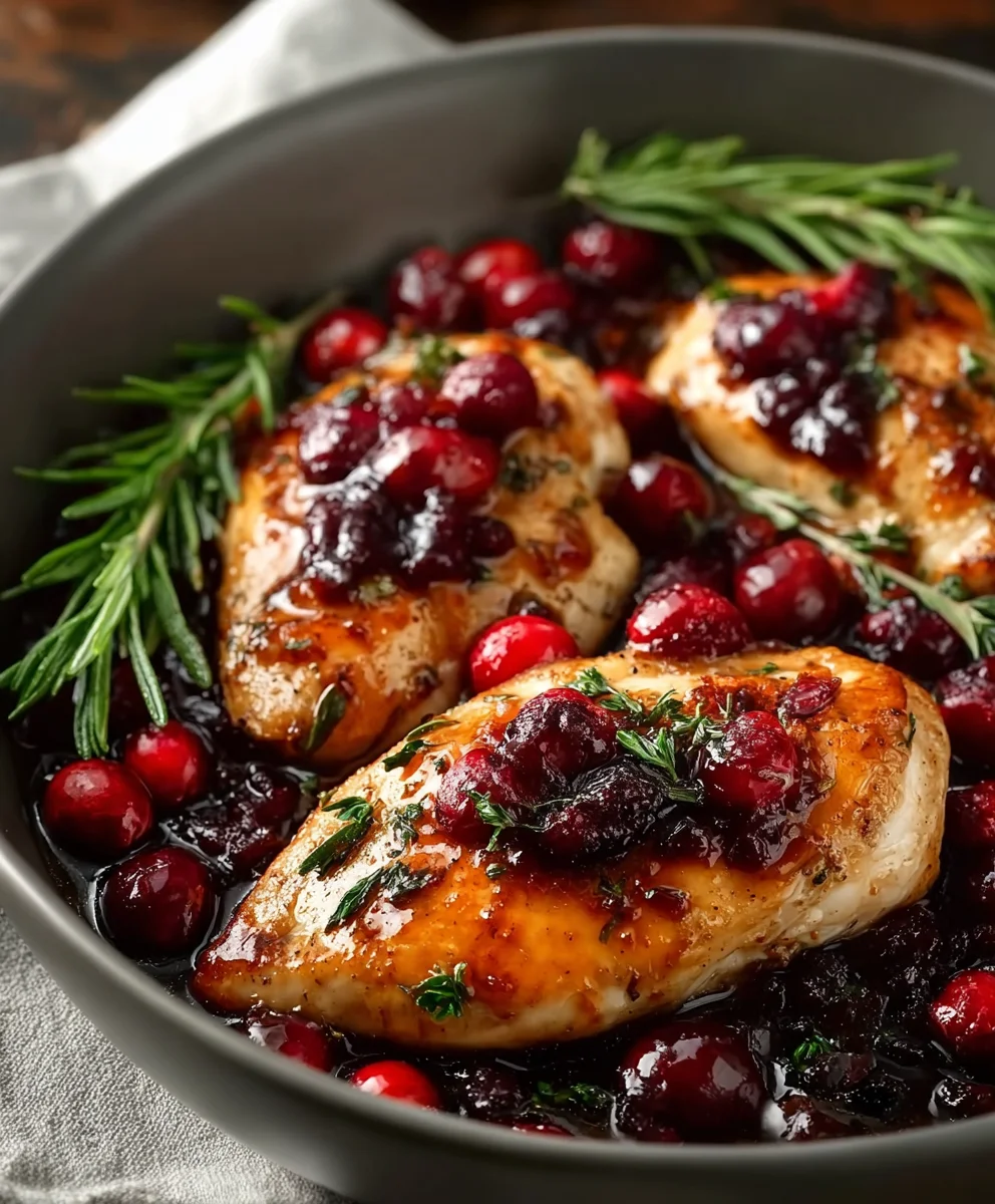 Cranberry Orange Chicken - Easy & Delicious Dinner