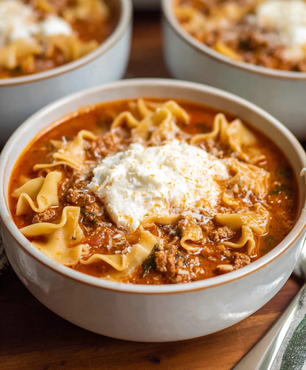 Gluten-Free Lasagna Soup Dairy-Free Delicious
