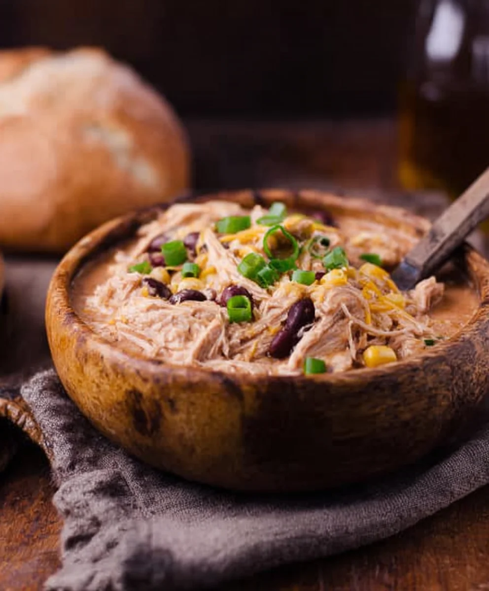 Crock-Pot Chicken with Black Beans & Cream Cheese: Creamy, Easy, and Comforting 2 Authentic Fatafe't Recipe - Easy Delicious Middle Eastern Bites